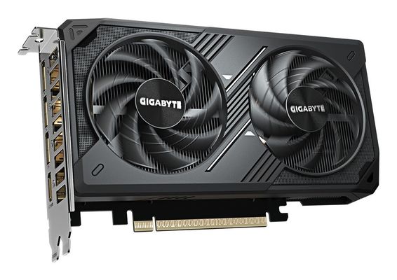 GIGABYTE GeForce RTX 5060 WINDFORCE MAX OC V2 8G Graphics Card - 8GB GDDR7 128bit PCI-E 5.0 2512MHz Core Clock 3 x DP 1 x HDMI NVIDIA DLSS 4 GV-N5060WF2MAX OCV2-8GD - Thumbnail 2