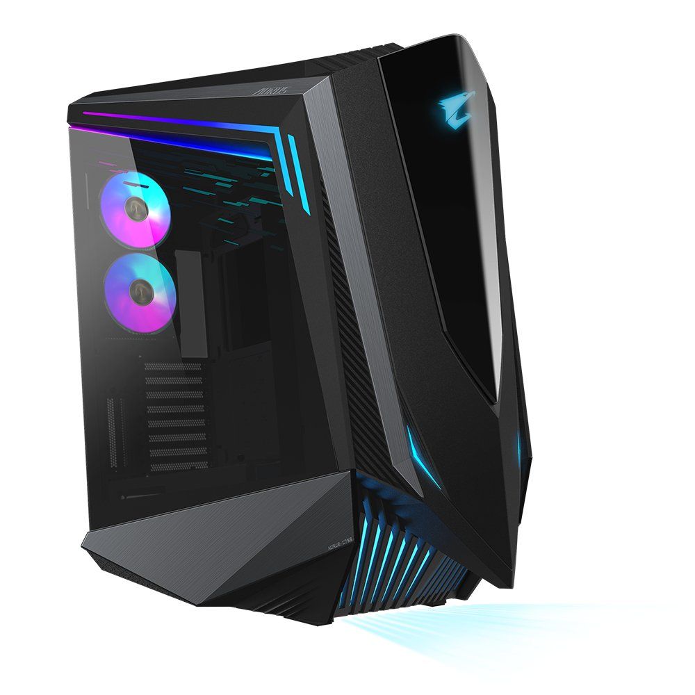 GIGABYTE AORUS C700 GLASS PC Case - Full Tower, supports up to E-ATX & 420mm radiators, pre-installed 120mm*5 fans, USB 3.1 Type-C, RGB Fusion - Image 1