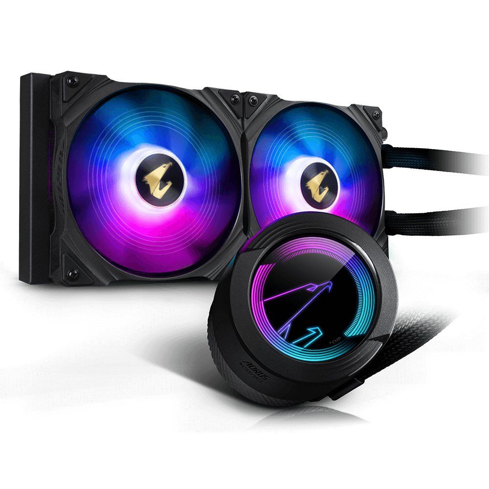 Gigabyte AORUS WATERFORCE 280 Processor All-in-one liquid cooler Black - Image 1