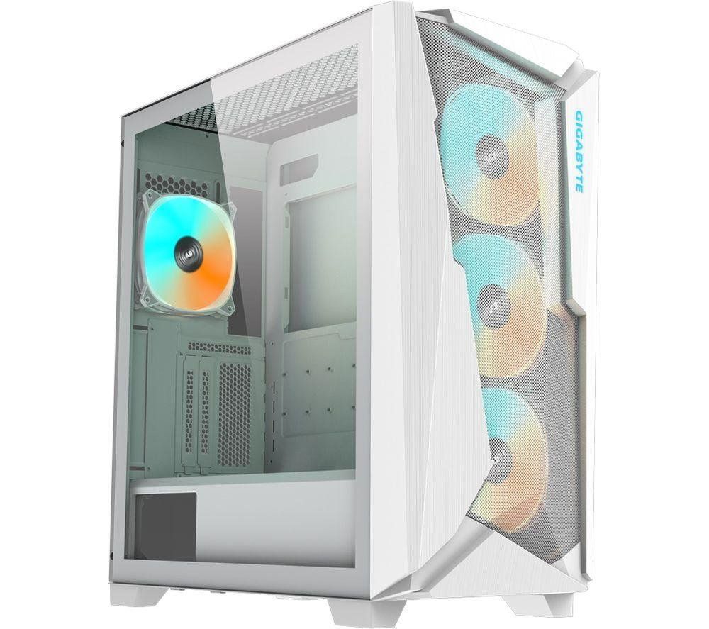Gigabyte C301 GLASS MID TOWER CASE WHITE - Image 1