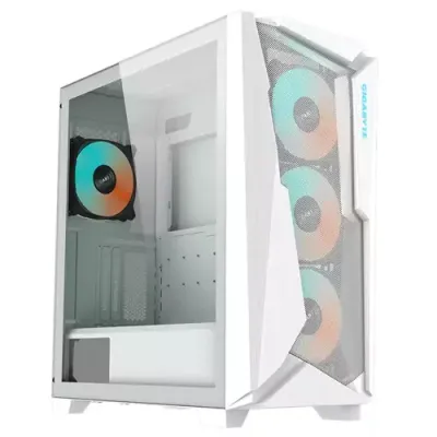 Gigabyte C301 GLASS MID TOWER CASE WHITE - Thumbnail 4