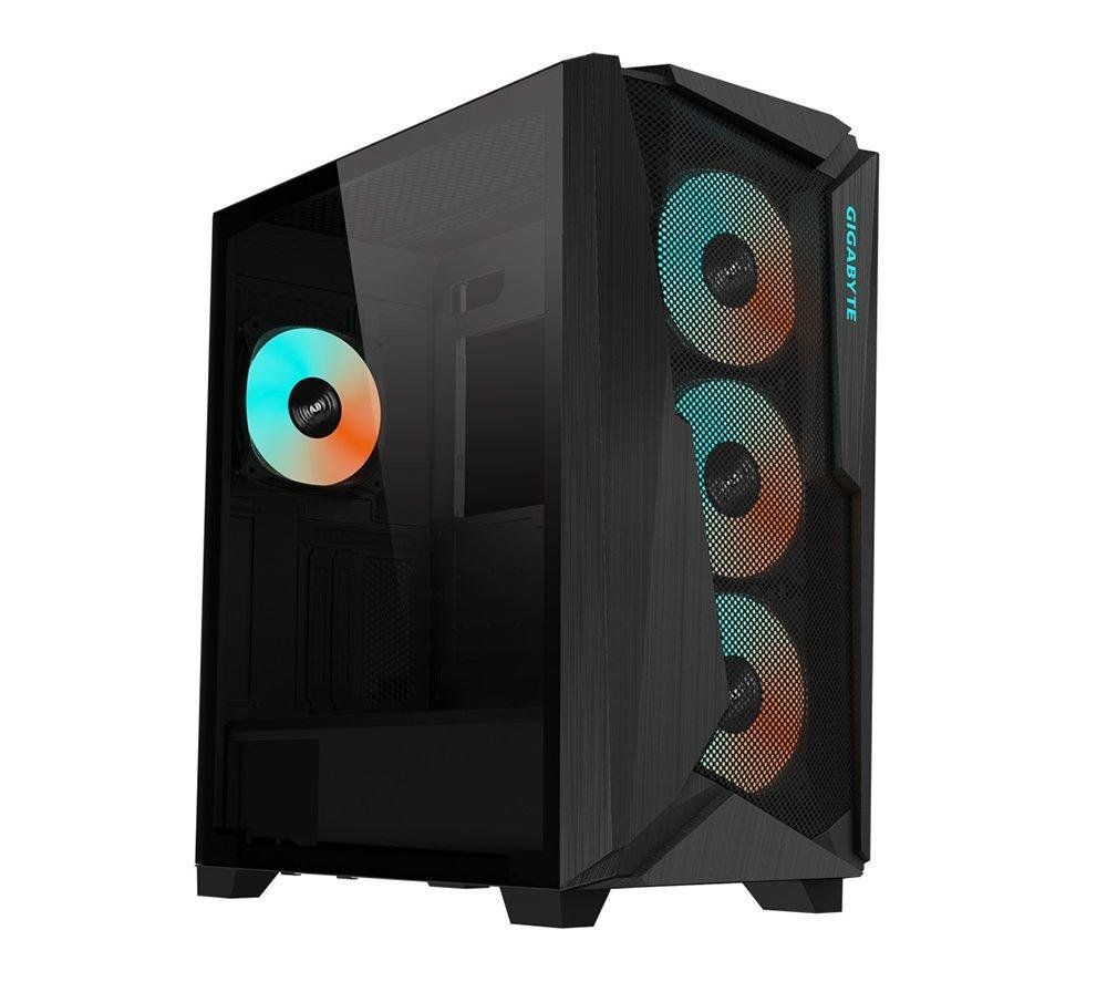 Gigabyte C301 GLASS MID TOWER CASE BLACK - Image 1