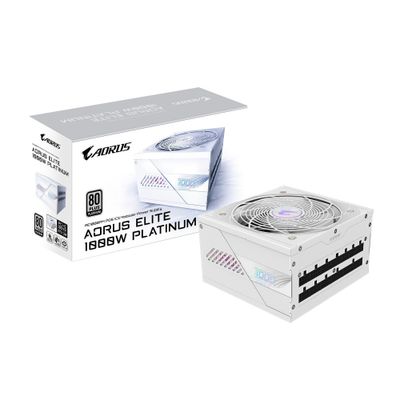 GIGABYTE AORUS ELITE GP-AE1000PM PG5 ICE Modular ATX PSU - 1000 W, White