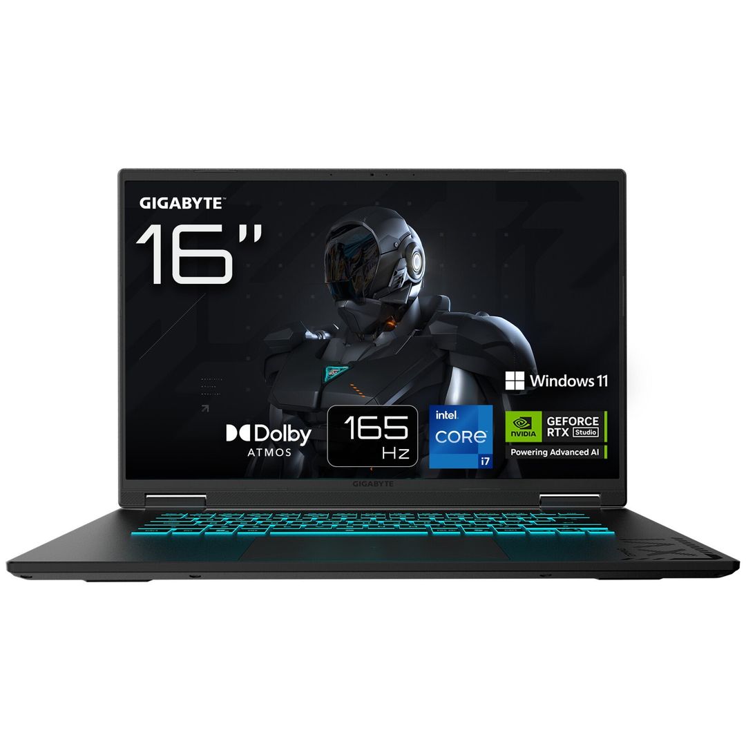 GIGABYTE A16 16" Gaming Laptop - Intel®Core i7, RTX 5060, 1 TB SSD, Black - Image 1