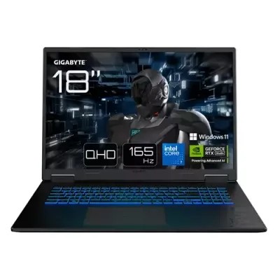GIGABYTE GAMING A18 Laptop - 18“, 165Hz WUXGA, Intel Core 7 240H, RTX 5070 Ti, 32GB LPDDR5x 5600MHz, 1TB Gen4 SSD, Windows 11 Home, 2 Year Warranty, Dolby Atmos, GAMING A18 PRO DXJG3UKBC4SH - Thumbnail 2