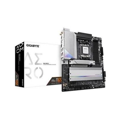 GIGABYTE B650 AERO G Motherboard - AMD Ryzen 9000 Series CPUs, up to 8000MHz DDR5 (OC), 1xPCIe 5.0 + 2xPCIe 4.0 M.2, 2.5GbE LAN, WIFI 6E, USB 3.2 Gen 2