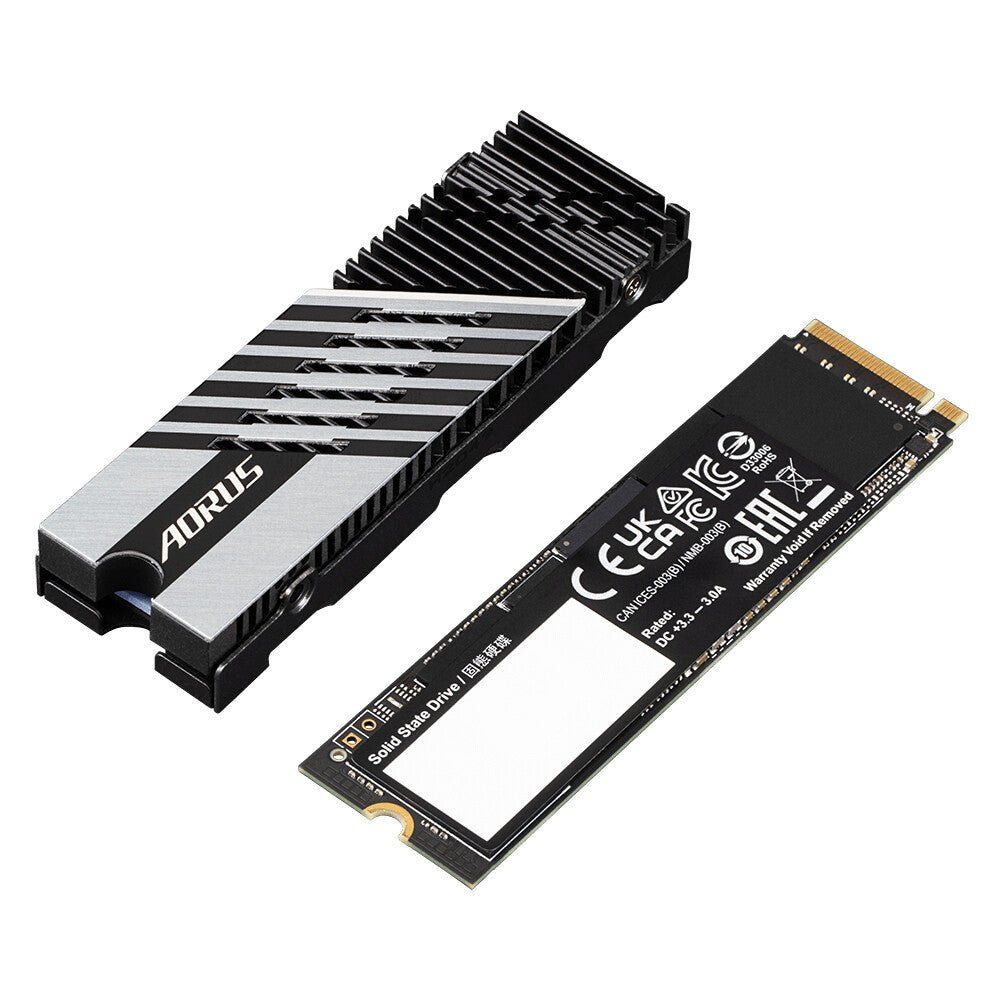 Gigabyte AORUS Gen4 7300 SSD 2TB M.2 PCI Express 4.0 3D TLC NAND NVMe - Image 1