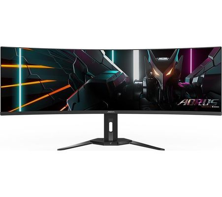 GIGABYTE CO49DQ OLED Curved Gaming Monitor - 5120x1440(DQHD) 1800R 144Hz 0.03ms KVM FreeSync Premium Pro HDMI 2.1
