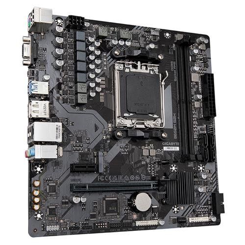 GIGABYTE B650M S2H Motherboard - AMD Ryzen 9000 Series CPUs, 5+2+2 Phases VRM, up to 6400MHz DDR5 (OC), 1xPCIe 4.0 M.2, GbE LAN, USB 3.2 Gen 1 - Image 1