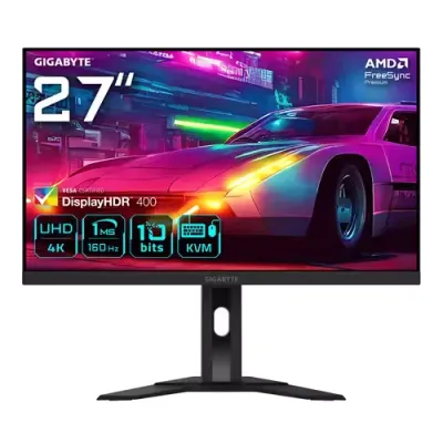 GIGABYTE M27UA 27" UHD Gaming Monitor - 3840 x 2160, 160Hz, 1ms, 400 cd/m², FreeSync Premium, HDR ready, HDMI 2.1, Displayport 1.4 - Thumbnail 2