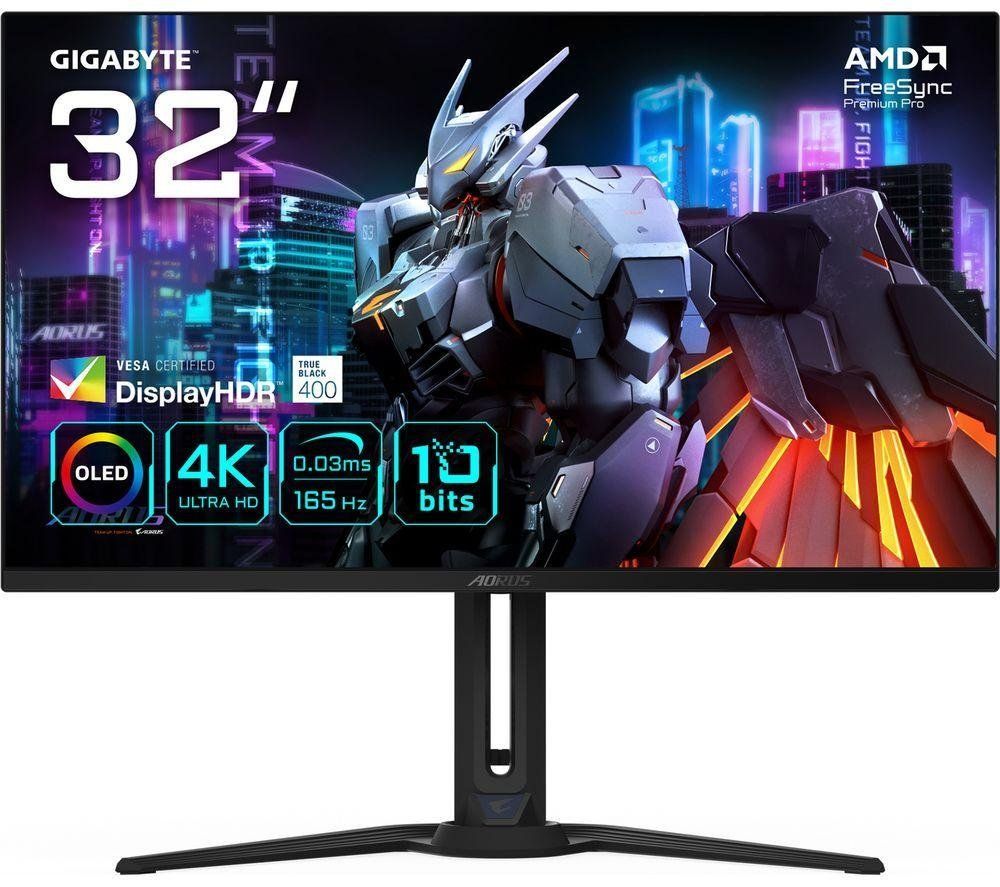 GIGABYTE AORUS FO32U 31.5” 165Hz OLED UHD Gaming Monitor - Image 1