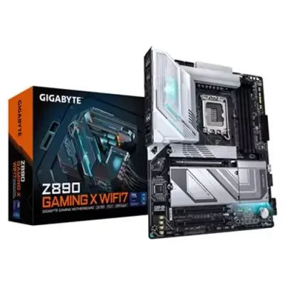 GIGABYTE Z890 GAMING X WIFI7 Motherboard - Supports Intel Core Ultra (Series 2) CPUs, 16+1+2 phases VRM, up to 8800MHz DDR5 (OC), 1xPCIe 5.0 + 3xPCIe 4.0, Wi-Fi 7, 2.5GbE LAN, USB 4 - Thumbnail 3