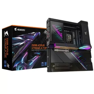 GIGABYTE Z890 AORUS XTREME AI TOP Motherboard - Supports Intel Core Ultra (Series 2) CPUs 22+1+2 phases VRM up to 9500MHz DDR5 (OC) PCIe 5.0 M.2 Wi-Fi 7 Thunderbolt 5 - Thumbnail 2