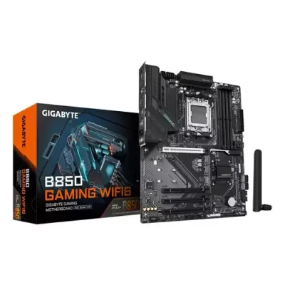 GIGABYTE B850 GAMING WIFI6 Motherboard - AMD Ryzen 9000 Series CPUs, 6+2+2 Phasen Digital VRM, up to 8200MHz DDR5 (OC), 1xPCIe 5.0 + 2xPCIe 4.0 M.2, GbE LAN, WIFI 6, USB 3.2 Gen 2 - Thumbnail 2