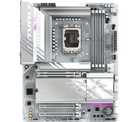 GIGABYTE B860 AORUS ELITE WIFI7 ICE Motherboard - Intel Core Ultra Series CPUs, 14+1+2+1 Phases VRM, up to 9200MHz DDR5, 1xPCIe 5.0 + 2xPCIe 4.0 M.2, 2.5GbE LAN, WIFI 7, USB 4