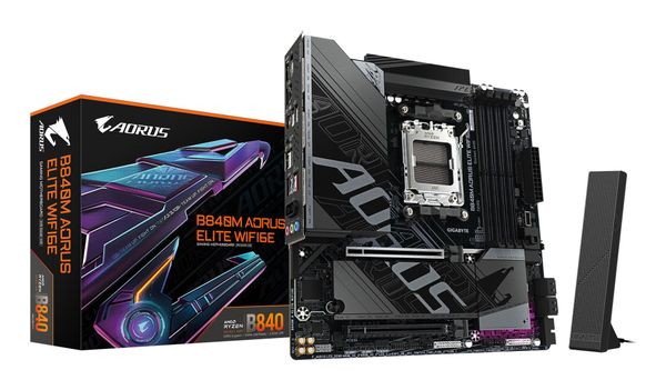 GIGABYTE Aorus Elite WiFi6E B840M AM5 Motherboard
