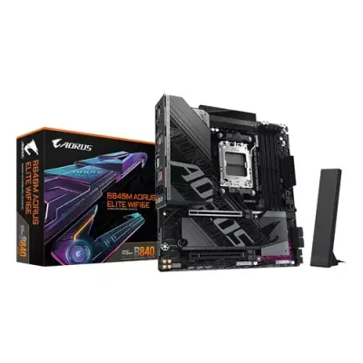 GIGABYTE Aorus Elite WiFi6E B840M AM5 Motherboard - Thumbnail 3