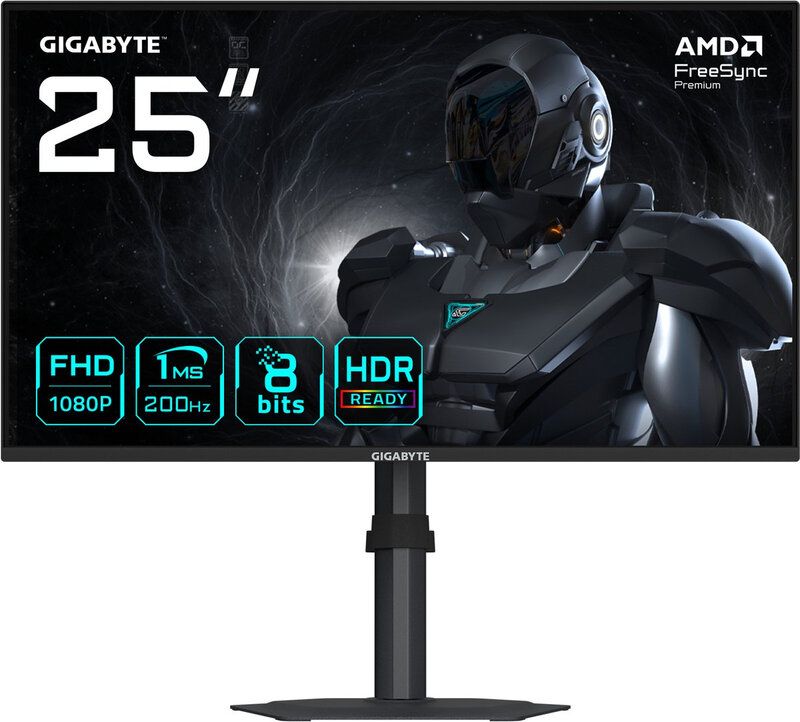 GIGABYTE G25F2 24.5" FHD Gaming Monitor - 1920 x 1080. 200Hz. 1ms - Image 1