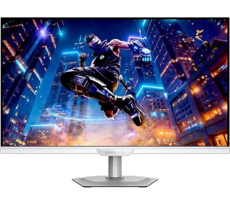 GIGABYTE M27UP ICE 27 4K UHD Gaming Monitor - Dual Mode (4K 160Hz or FHD 320Hz) 3840 x 2160 1ms 350 cd/m FreeSync Premium DisplayHDR400 HDMI 2.1 Displayport 1.4 - Thumbnail 2