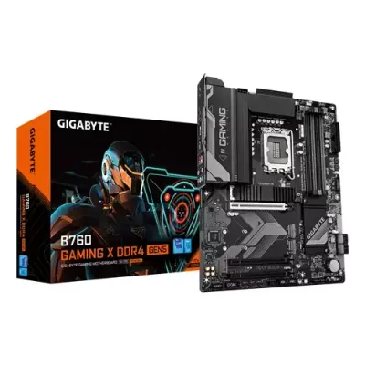 GIGABYTE B760 GAMING X DDR4 GEN5 Motherboard - Supports 14th Gen. Intel Core CPUs, 8+1+1 phases VRM, up to 5333MHz DDR4 (OC), 3xPCIe 4.0 M.2, 2.5GbE LAN, USB 3.2 Gen 2 - Thumbnail 3