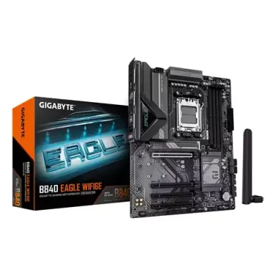 Gigabyte B840 EAGLE WIFI6E AMD AM5 Socket Motherboard. ATX. 4x DDR5 Sl - Thumbnail 2