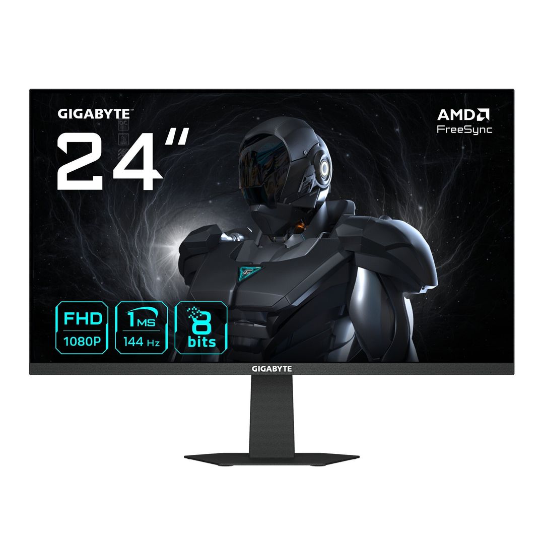GIGABYTE GS24F14 24” FHD Gaming Monitor - 1920 x 1080. 144Hz. 1ms. 300 - Image 1