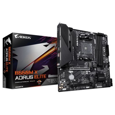 GIGABYTE B550M X AORUS ELITE Motherboard - Thumbnail 2