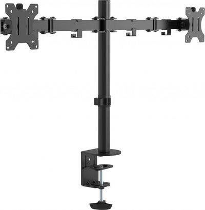 Vision VFM-DPD2B monitor mount / stand 68.6 cm (27") Desk Black - Thumbnail 2