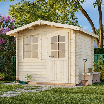 Palmako Emma 1 2.6m x 2.2m Log Cabin Summer House (28mm)
