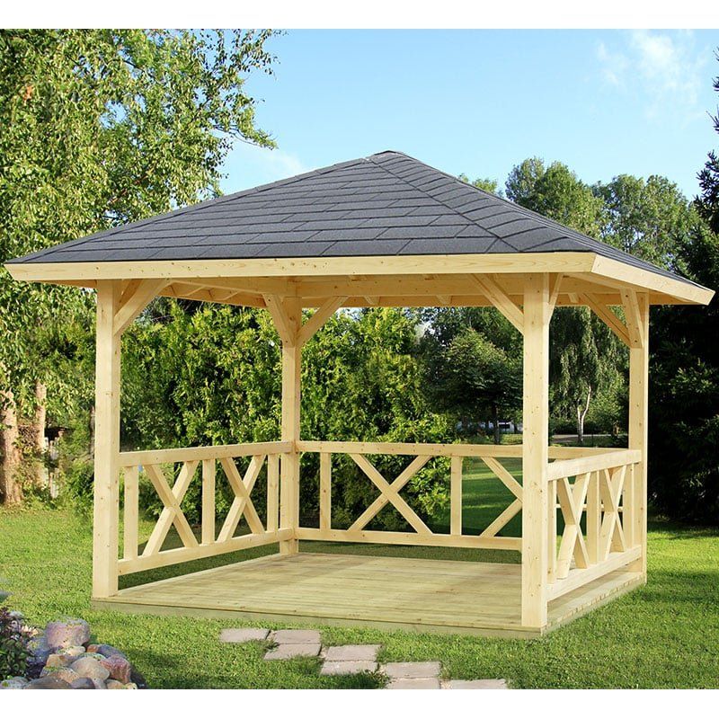 3x3m (10'x10') Palmako Betty Garden Pavilion - Luxury Gazebo - Image 1
