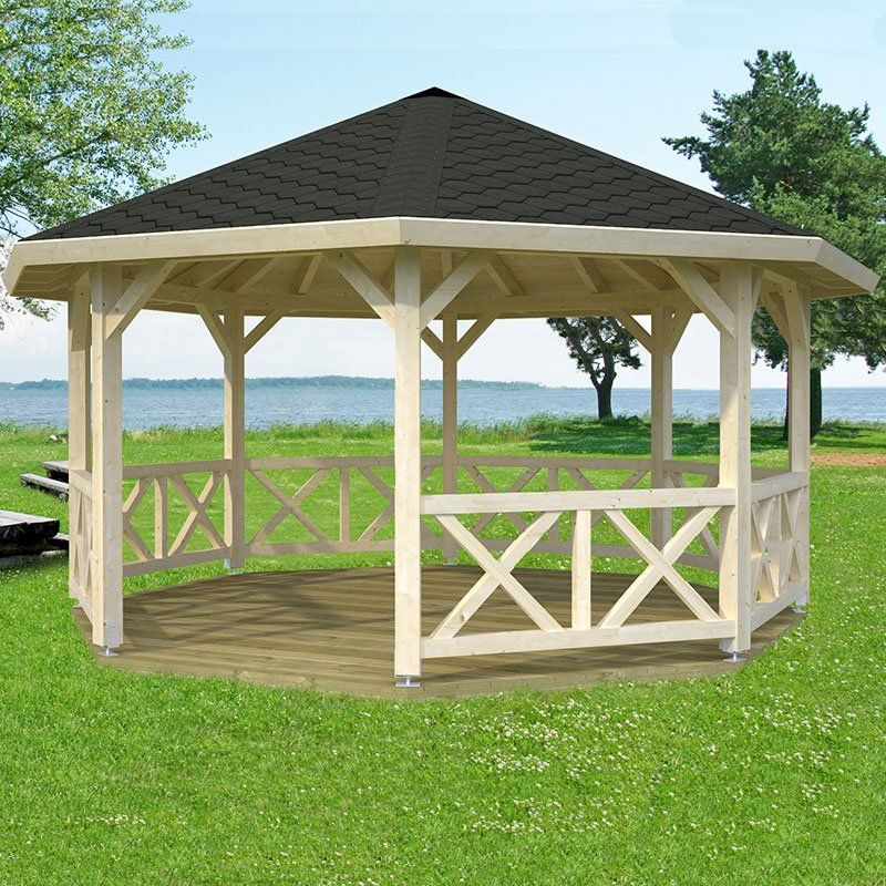 4.5x4.5m (15'x15') Palmako Betty Garden Pavilion - Luxury Gazebo - Image 1