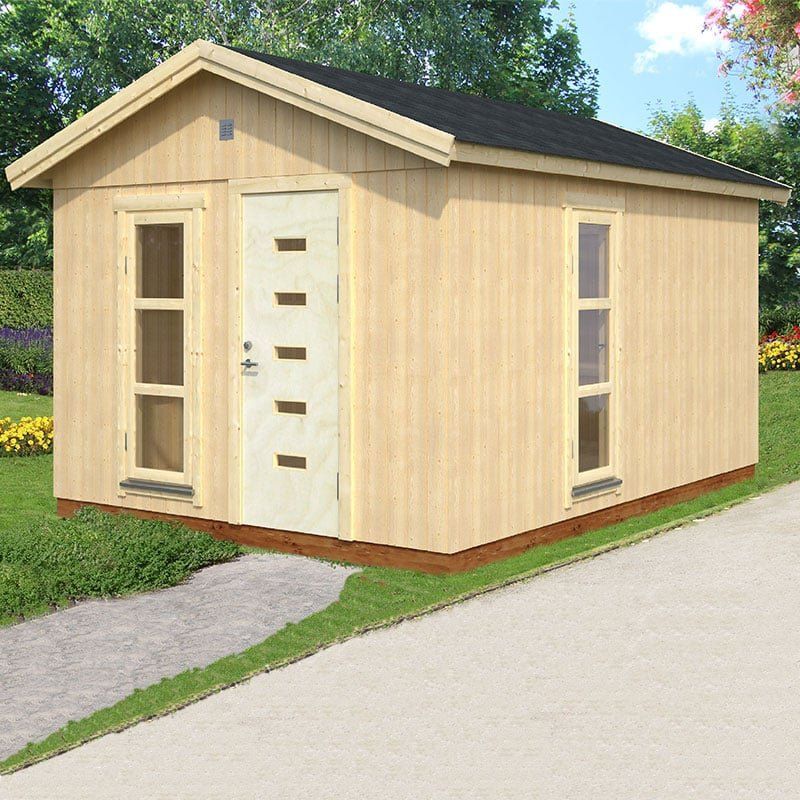 Palmako Ly 3.3m x 4.5m Garden Room Garden House (19mm) - Image 1