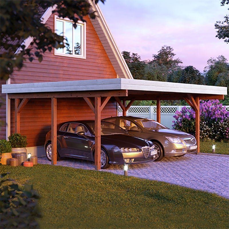20' x 17' Palmako Karl Wooden Carport (6m x 5.1m) - Image 1