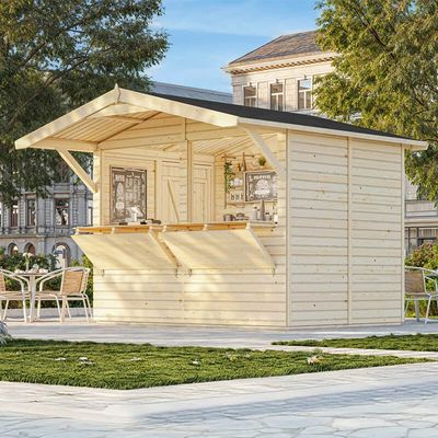 9' x 6' Palmako Stella (16mm) Premium Large Garden Bar (2.7m x 1.9m)