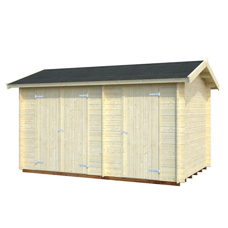 13'5 x 8'5 Palmako Jari (28mm) Premium Nordic Shed (4.1m x 2.6m) - Image 1