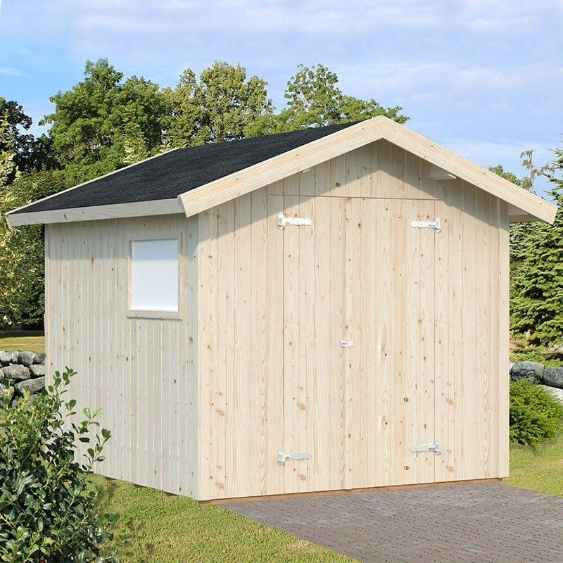 9' x 9'5 Palmako Nils Heavy Duty Wooden Apex Shed (2.8m x 2.9m) - Image 1