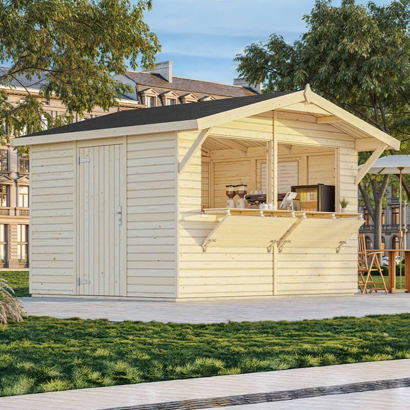 10'5 x 8'5 Palmako Stella (16mm) Premium Extra Large Garden Bar (3.2m x 2.6m) - Image 1