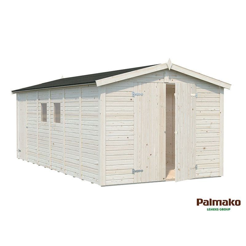 9' x 18' Palmako Dan Premium (16mm) Nordic Shed (2.7m x 5.5m) - Image 1