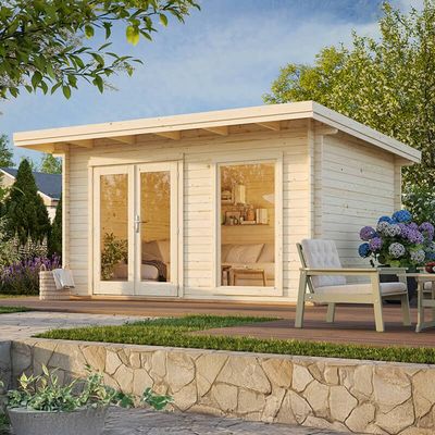 Palmako Heidi 4.1m x 3m Log Cabin Summerhouse (44mm)