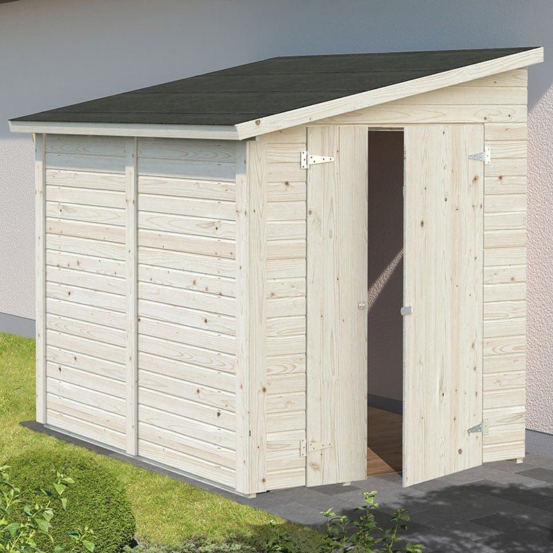 8' x 6' Palmako Mia Heavy Duty Lean To Shed (2.4m x 1.8m) - Image 1