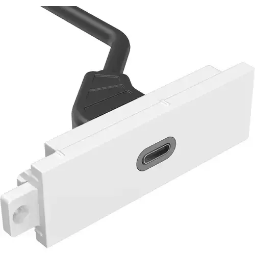 Vision TC3 USBC socket-outlet White - Image 1
