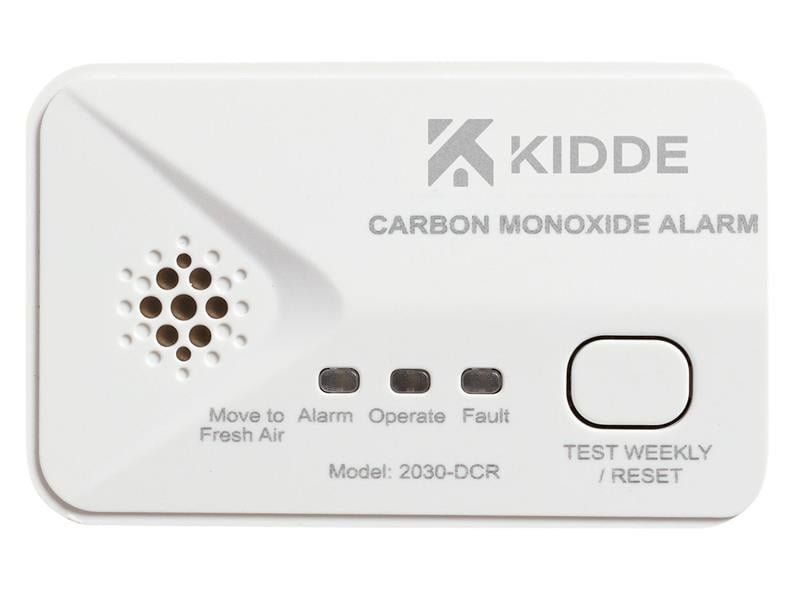 Kidde, 2030-DCR, Carbon Monoxide Alarm, Compact, Battery Operated - White - Image 1