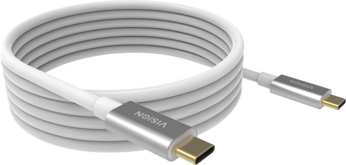 Vision TC 4MUSBC USB cable USB 3.2 Gen 2 (3.1 Gen 2) 4 m USB C White - Image 1