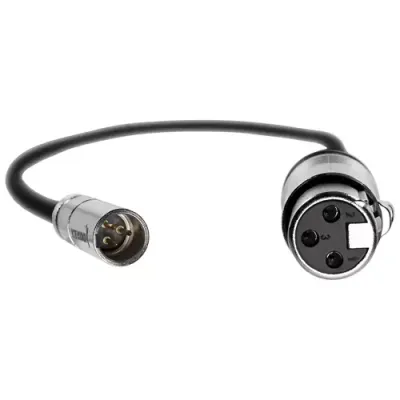 Kondor Blue KB-MXLR-16-Bk audio cable 0.4 m XLR mini XLR (3-pin) Black - Thumbnail 2