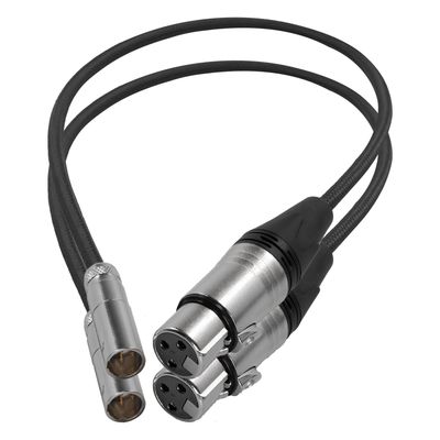 Kondor Blue KB-MXLRM-F16-Bk audio cable 0.4 m XLR mini XLR (3-pin) Bla