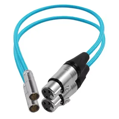 Kondor Blue KB-MXLRM-F16 audio cable 0.4 m XLR mini XLR (3-pin) - Thumbnail 2