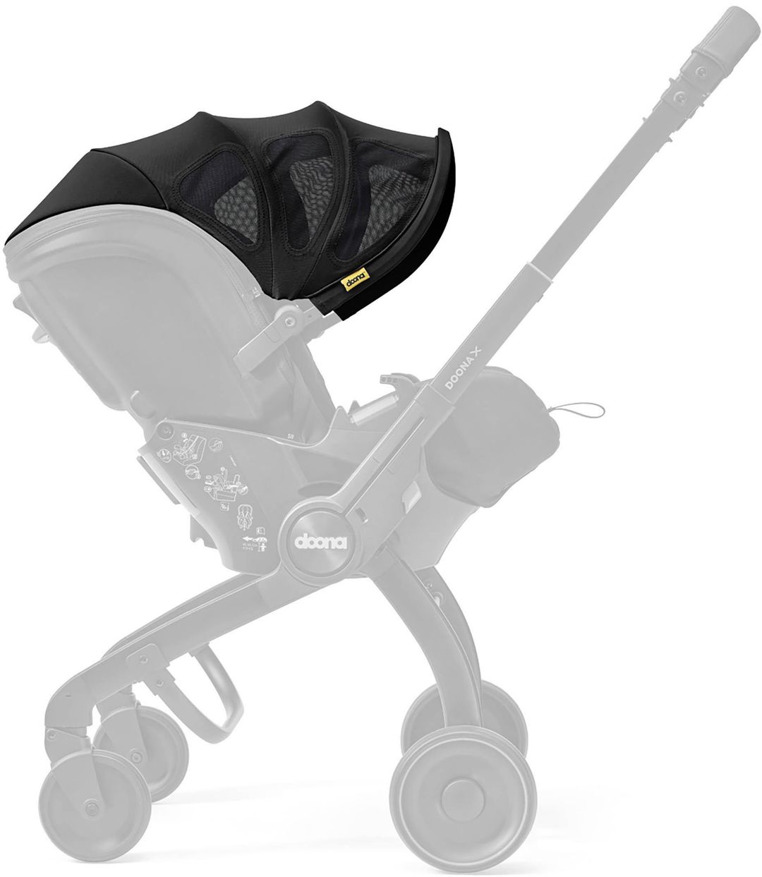 Doona X Summer Canopy – Nitro Black - Image 1