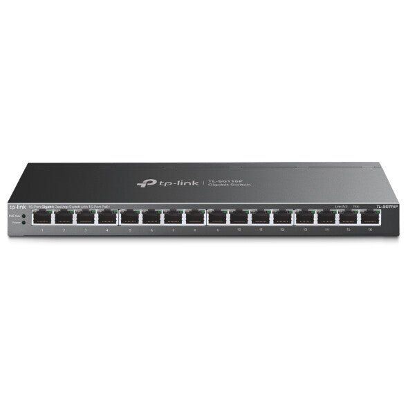 TP-Link 16-Port Gigabit Desktop Switch with 16-Port PoE+ - Image 1