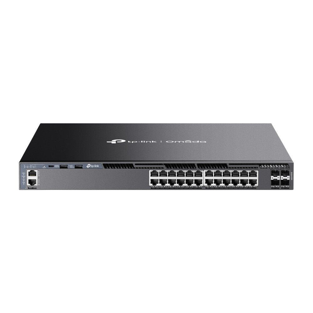 TP-Link Omada 24-Port Gigabit Stackable L3 Managed Switch with 4 10G S - Image 1