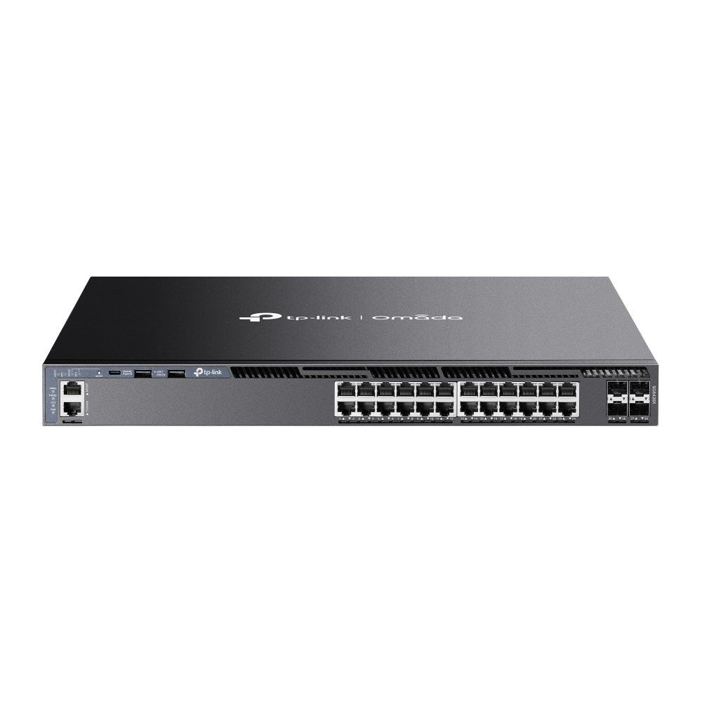 TP-Link Omada 24-Port Gigabit Stackable L3 Managed Switch with 4 10G Slots - Image 1